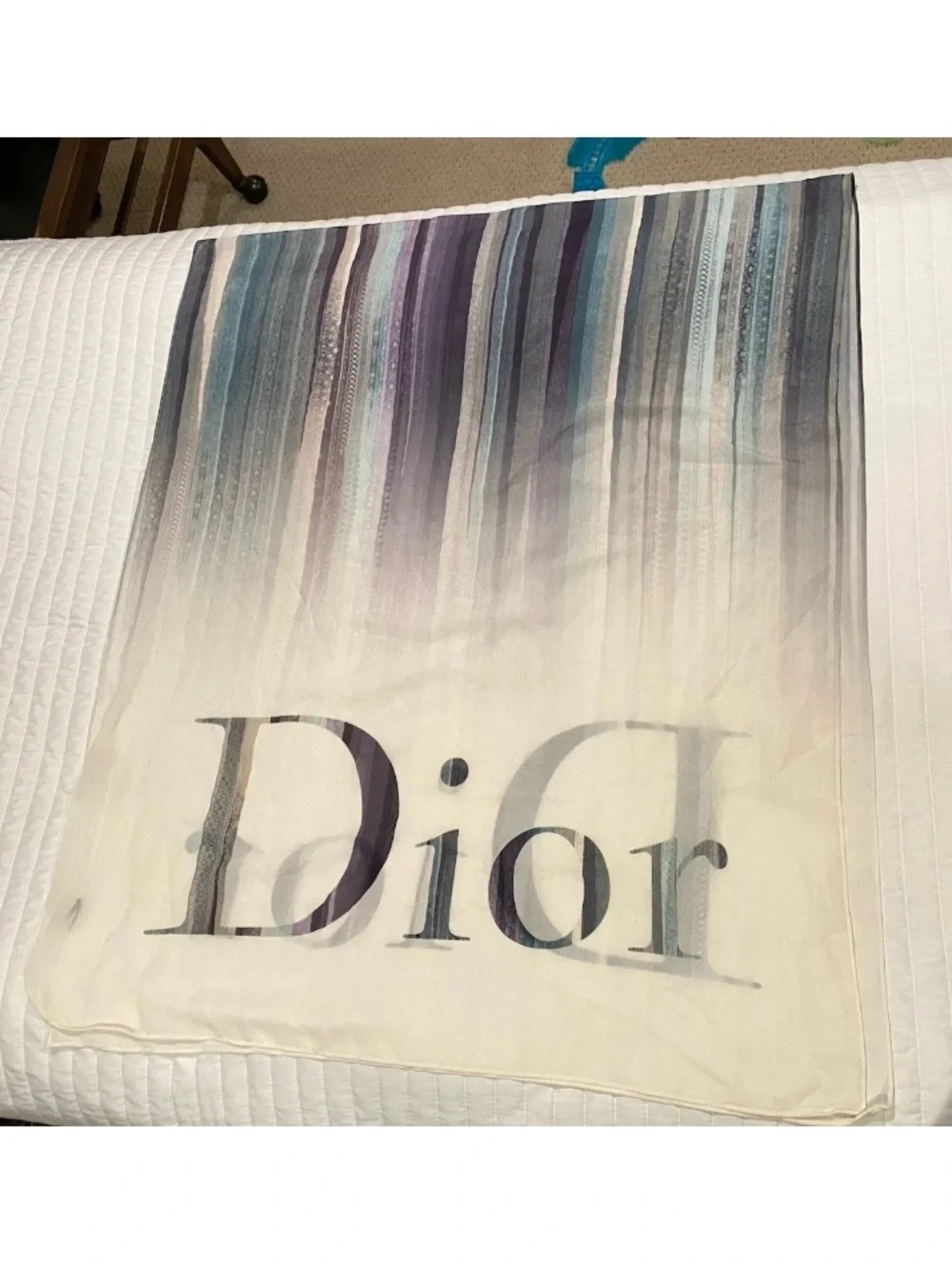 Christian Dior logo gauzy scarf - Picture 2 of 5